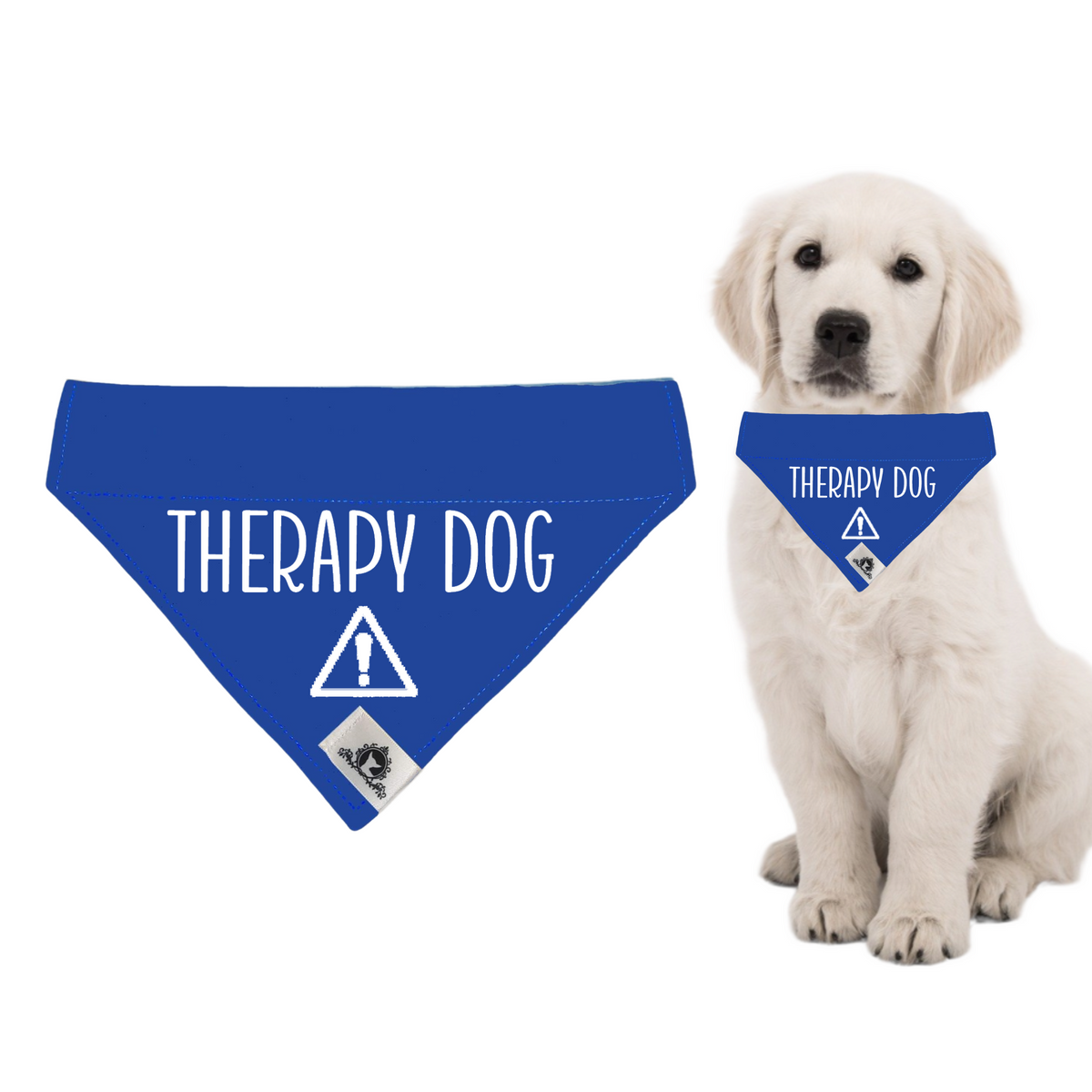 Reactive dog bandana THERAPY DOG Attitude animale