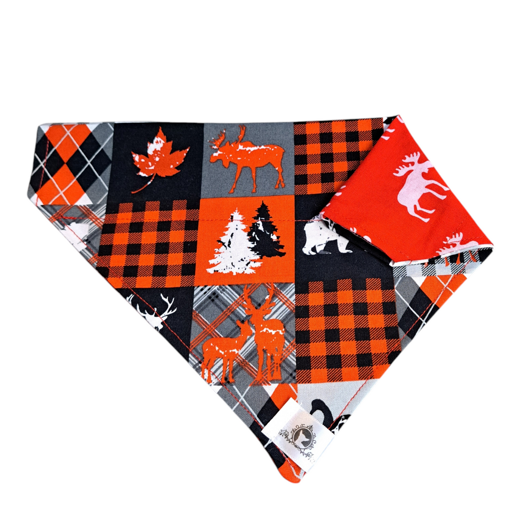 Foulard 2 en 1 de Noël pour grand chien - NG003