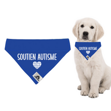 Charger l&#39;image dans la galerie, Foulard pour chien - SOUTIEN AUTISME - Chien d&#39;assistance
