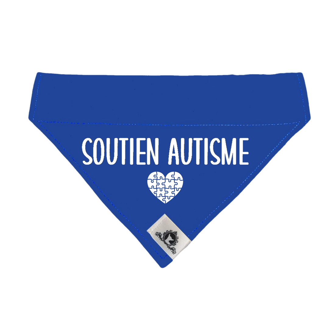 Foulard pour chien - SOUTIEN AUTISME - Chien d'assistance